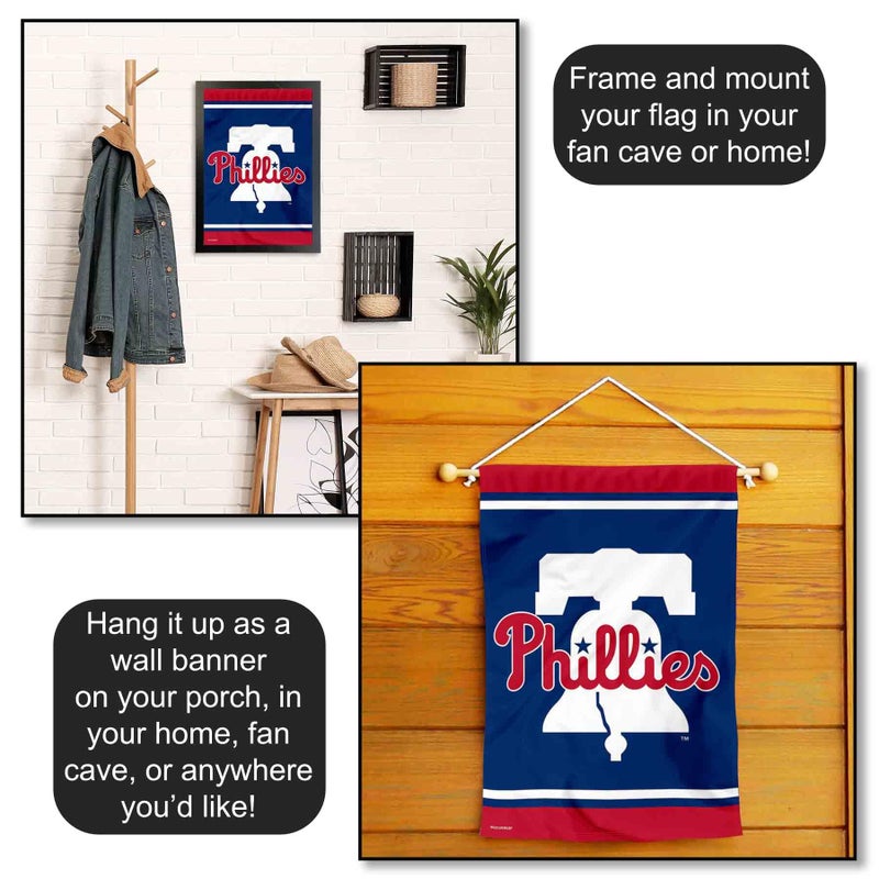 WinCraft Philadelphia Baseball New Bell Double Sided Garden Flag - Image 5